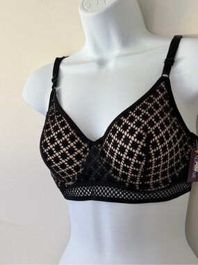 NWT Adore Me Black Underwire Bra - Size 34 D